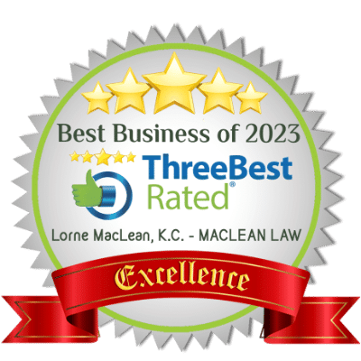 MacLean Law wins ThreeBest Rated 2023