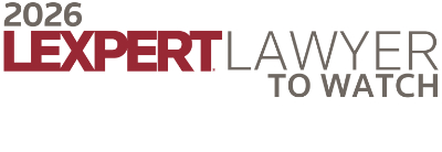 Lexpert Ranked Leading Lawyer to Watch