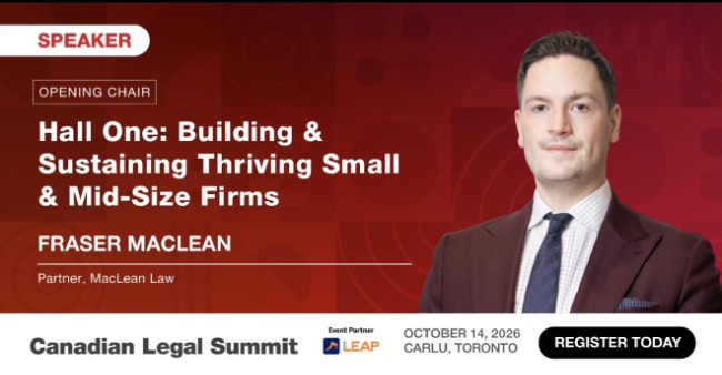 Canadian Legal Summit, 2026